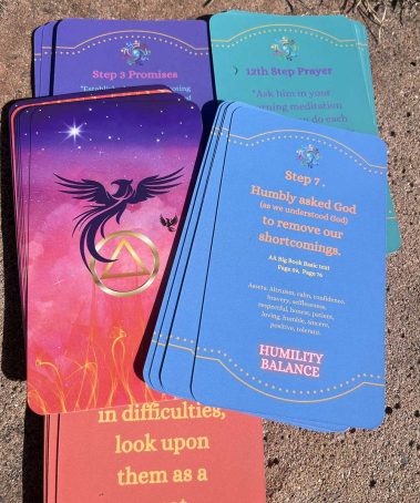 The 12 Step Oracle Deck, The 12 Step Deck, Positive Life without addictions and negative dependencies