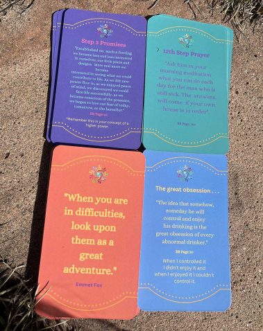 The 12 Step Oracle Deck, The 12 Step Deck, Positive Life without addictions and negative dependencies